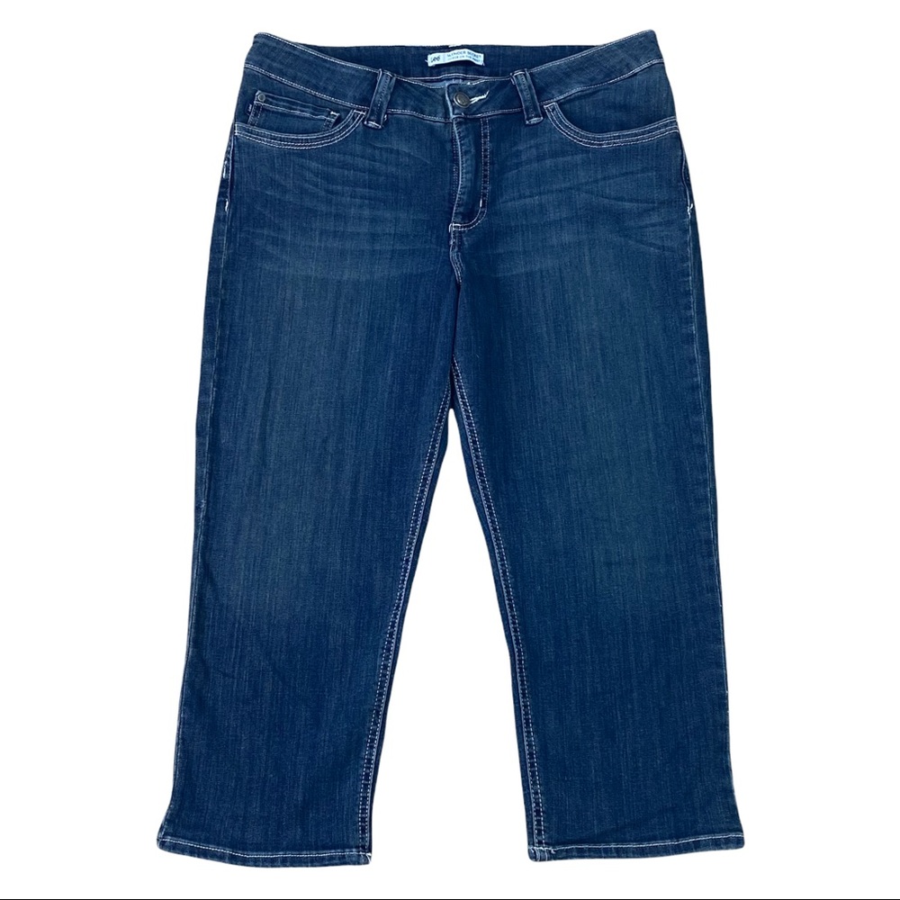 Lee slender secret denim jean capri size 16